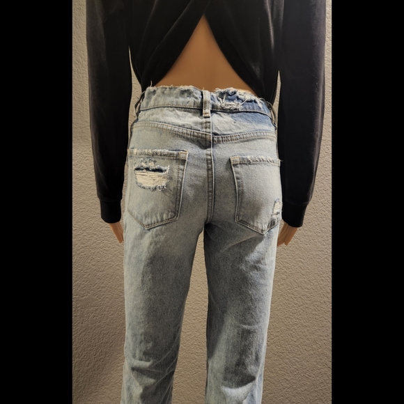 Flying Monkey Distressed Jeans - Picture 9 of 16